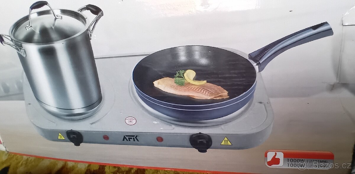 Elektrický vařič 2 plotýnky 2000w - 4