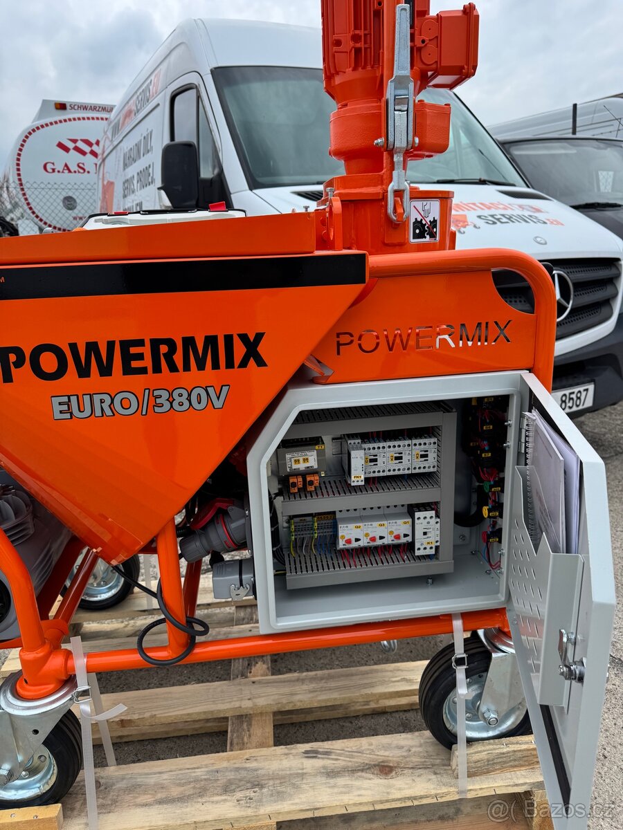 Omítací stroj Powermix 380V záruka 2roky PFT M-TEC Silomat - 4