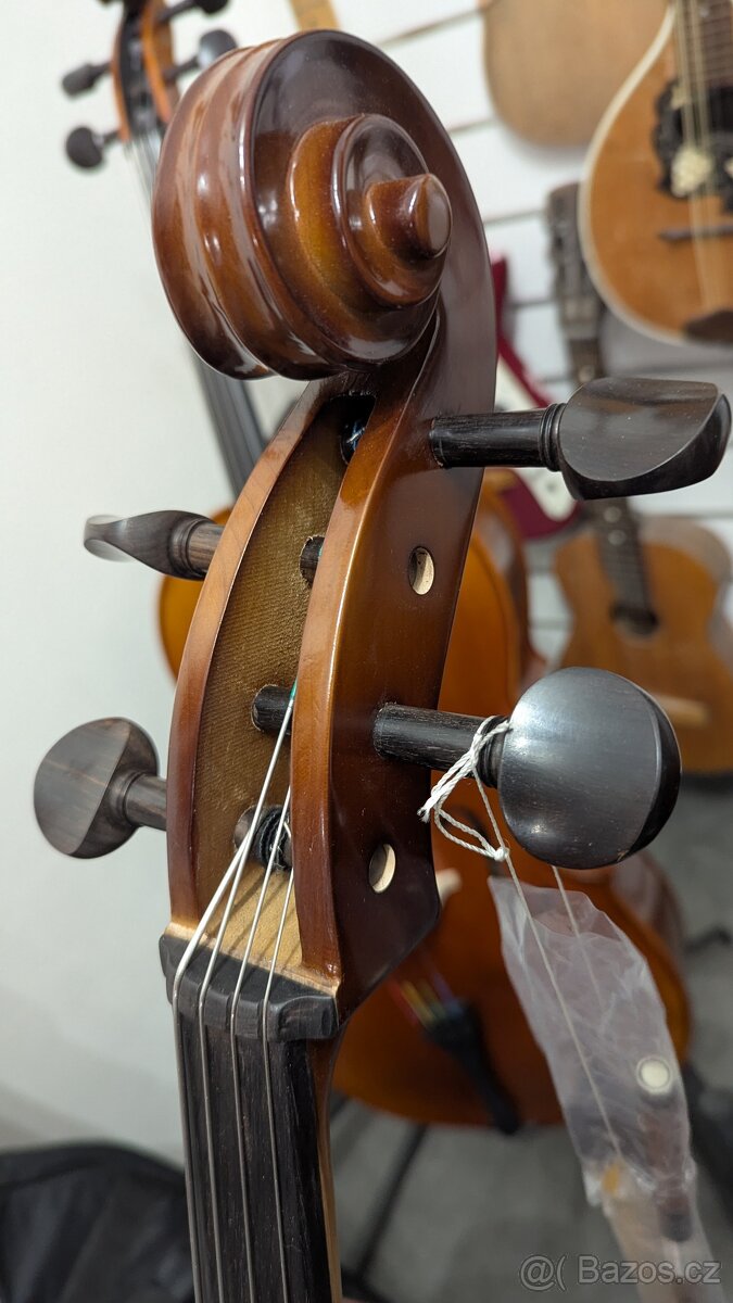 Violončelo 4/4 včetně smyčce, kalafuny a pouzdra - 4