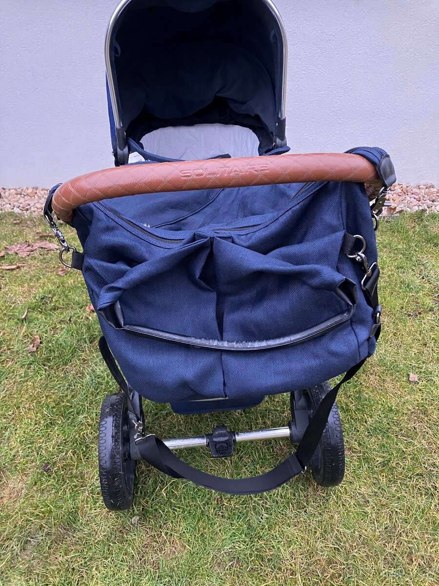 Kočár Moon Solitaire Navy 2020 - 4