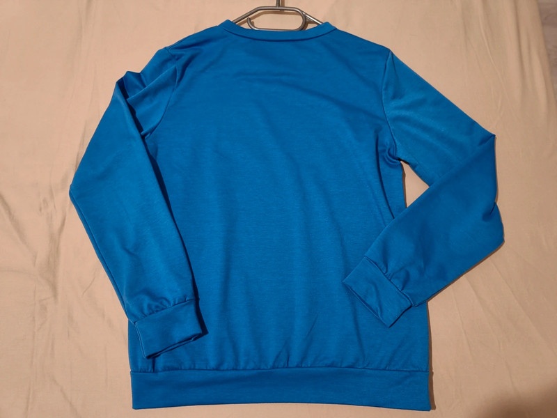 Modrá dámská mikina s oslem, vel. L - nová - 4