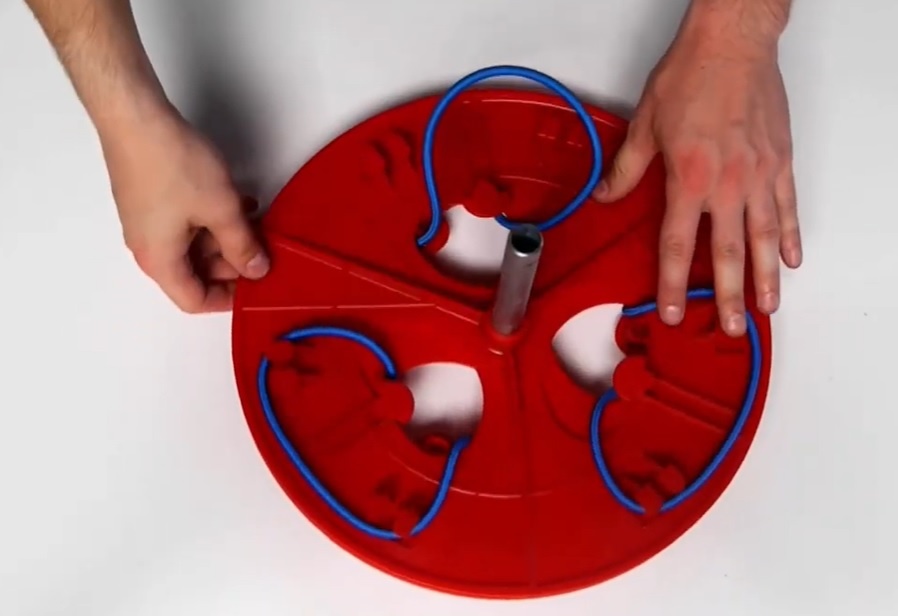 Cívka na kabely, s bungee šňůrami - 4