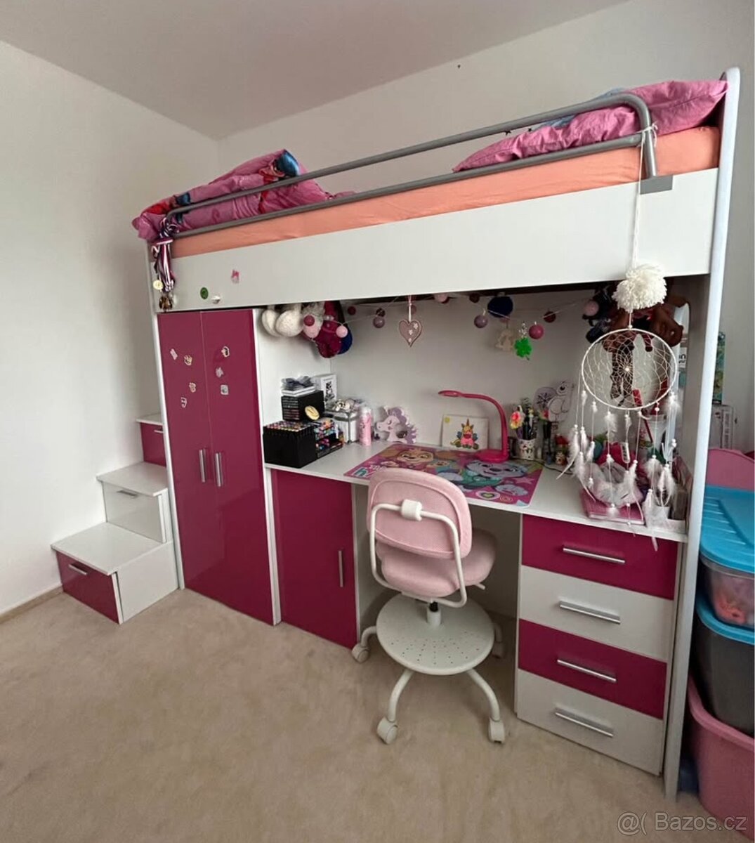 Multifunkční patrová postel - 4