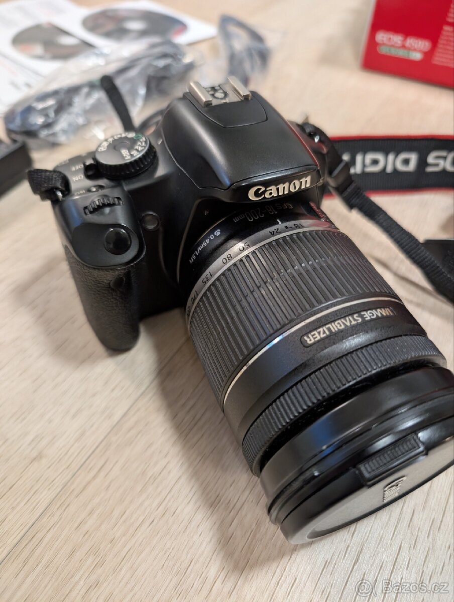 Canon EOS 450D, EF-S 18-200 - 4