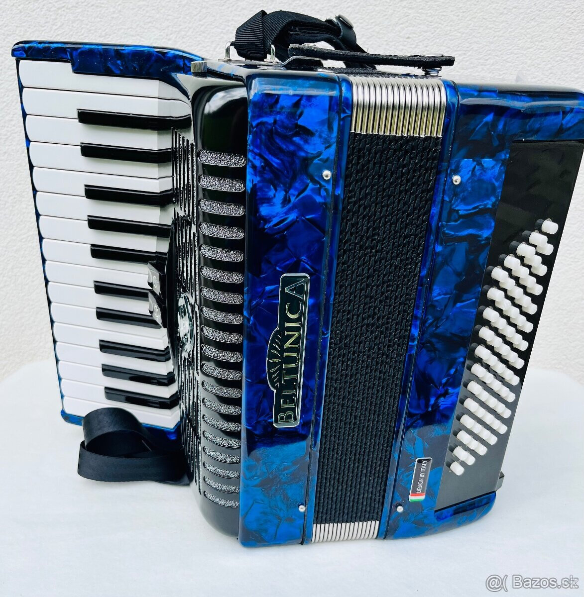 Predám nový akordeón Beltunica Vivaldi 60 basový- nádherný z - 4