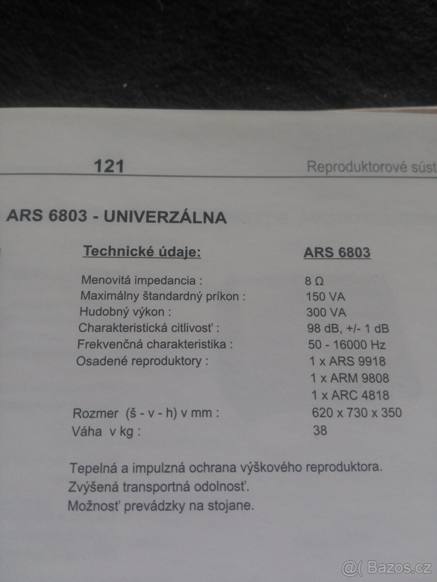 TESLA ARS 6803-3pásmo-SLEVA - 4