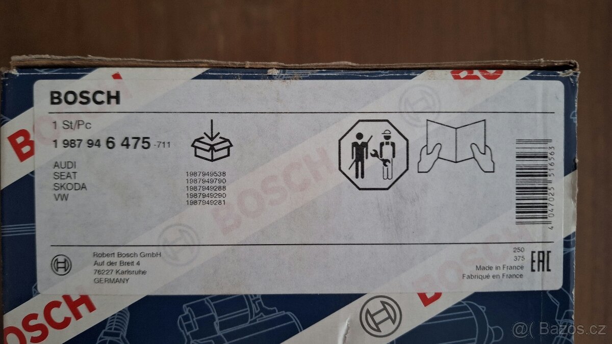 Sada rozvodového řemenu s vodní pumpou značky BOSCH 1.9TDI - 4