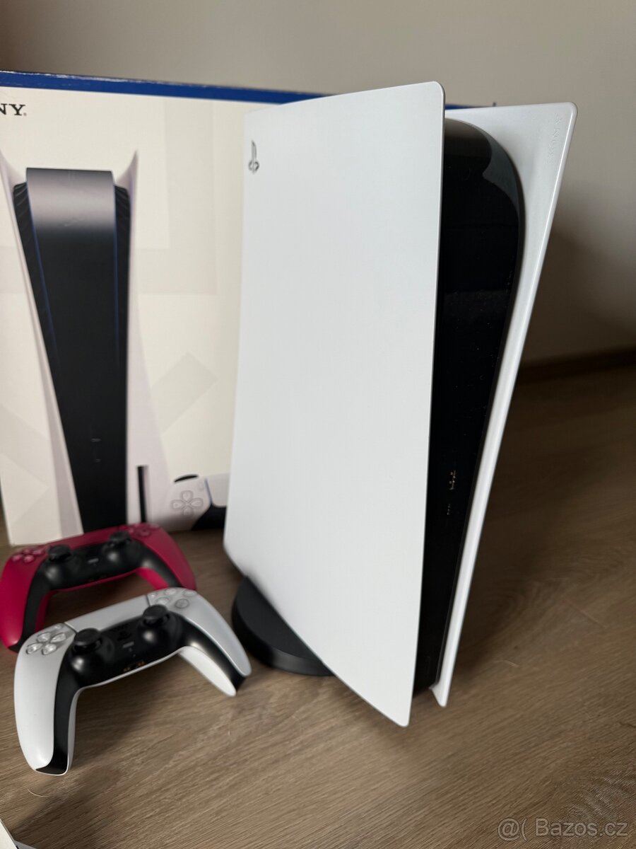 Ps5 Sony + 2x ovladač + monitor - 4