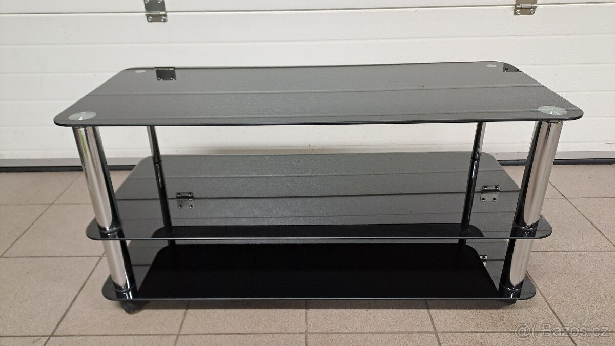 Skleněný TV stolek - 4
