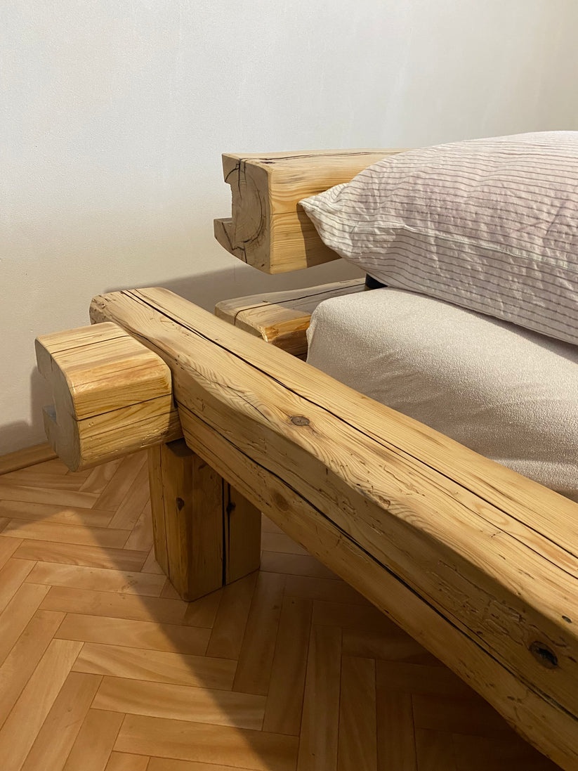 Rustikální postel Dažbog - 4