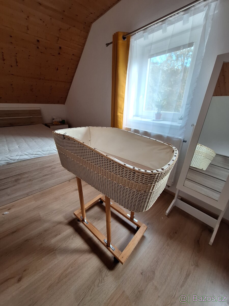 Koš pro miminko ze 60.let- "Mojžíšův koš" - 4