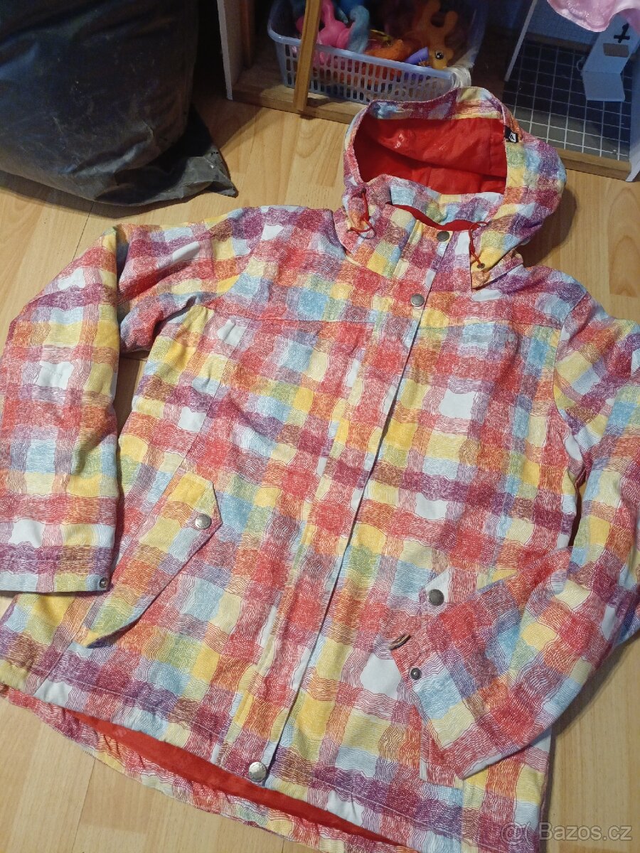 Lyžařská bunda kostkovaná - 4