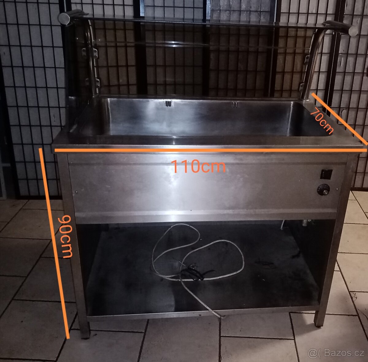 Ohřevná výdejní vana. - 4