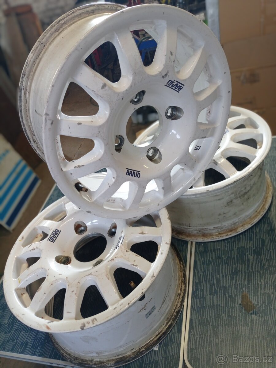 ALU ráfky Braid Acropolis 4x130 Škoda 130, VW Brouk,Buggy,Da