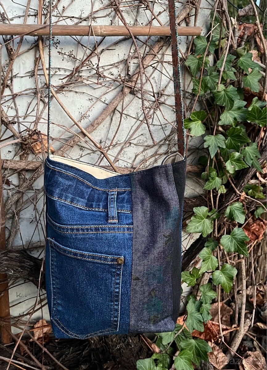 Jeansová crossbody kabelka Malý princ - 4