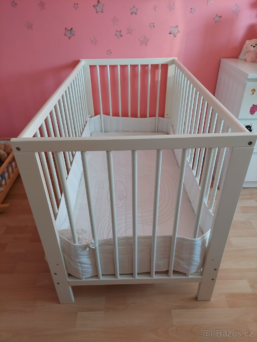 Dětská postýlka s matrací - 4