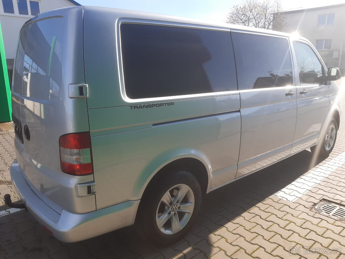 VW Transporter T5 facelift 2,0 103kw, r.v.2013, 5míst, long - 4