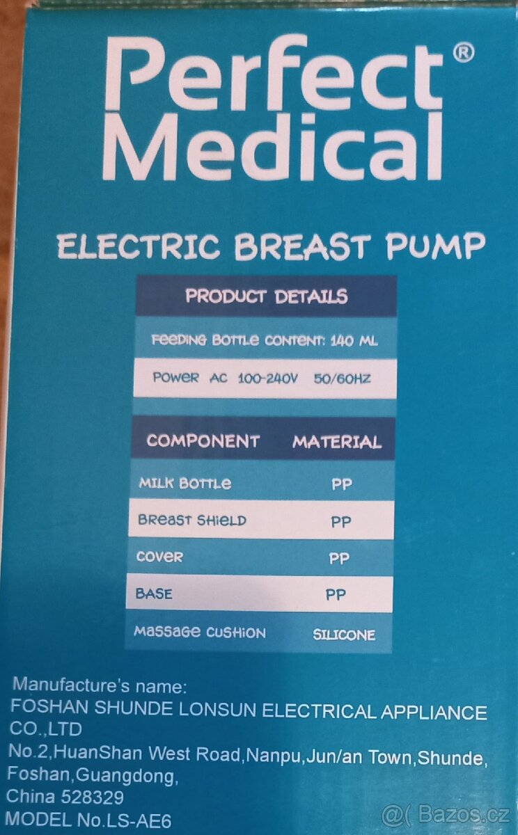 Elektrická odsávačka mléka - 4