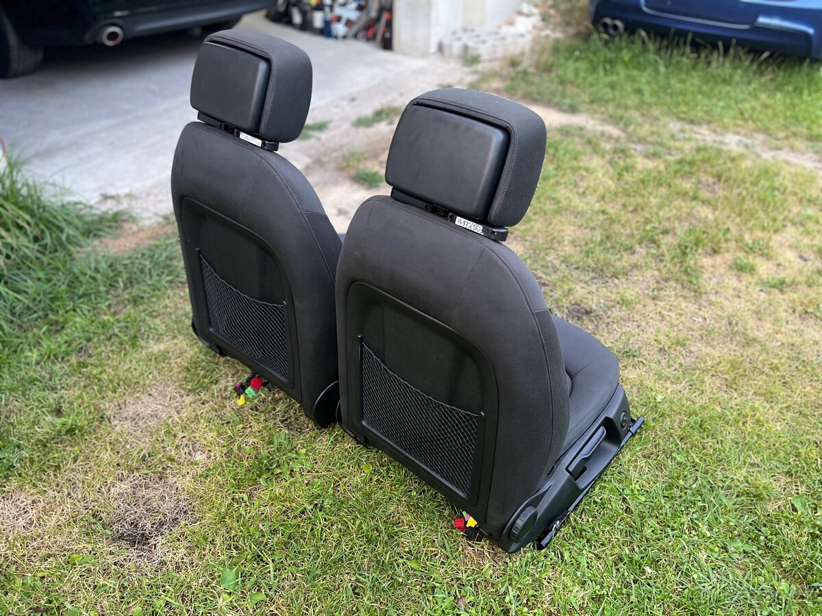 Přední+zadní sedadla AUDI A6 C7 Avant vyhřívané, top stav - 4