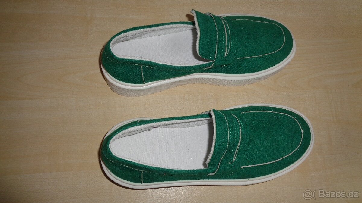 Dámské NOVÉ zelené boty vel.39-40 - 4