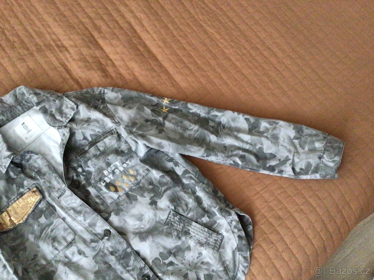 Dívčí bunda, košile vel 164 (13-14 let ) - 4