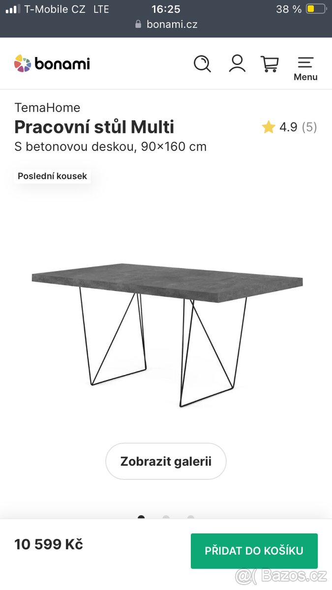 psací stůl, počítačový stůl, pracovní stůl, stůl, - 4