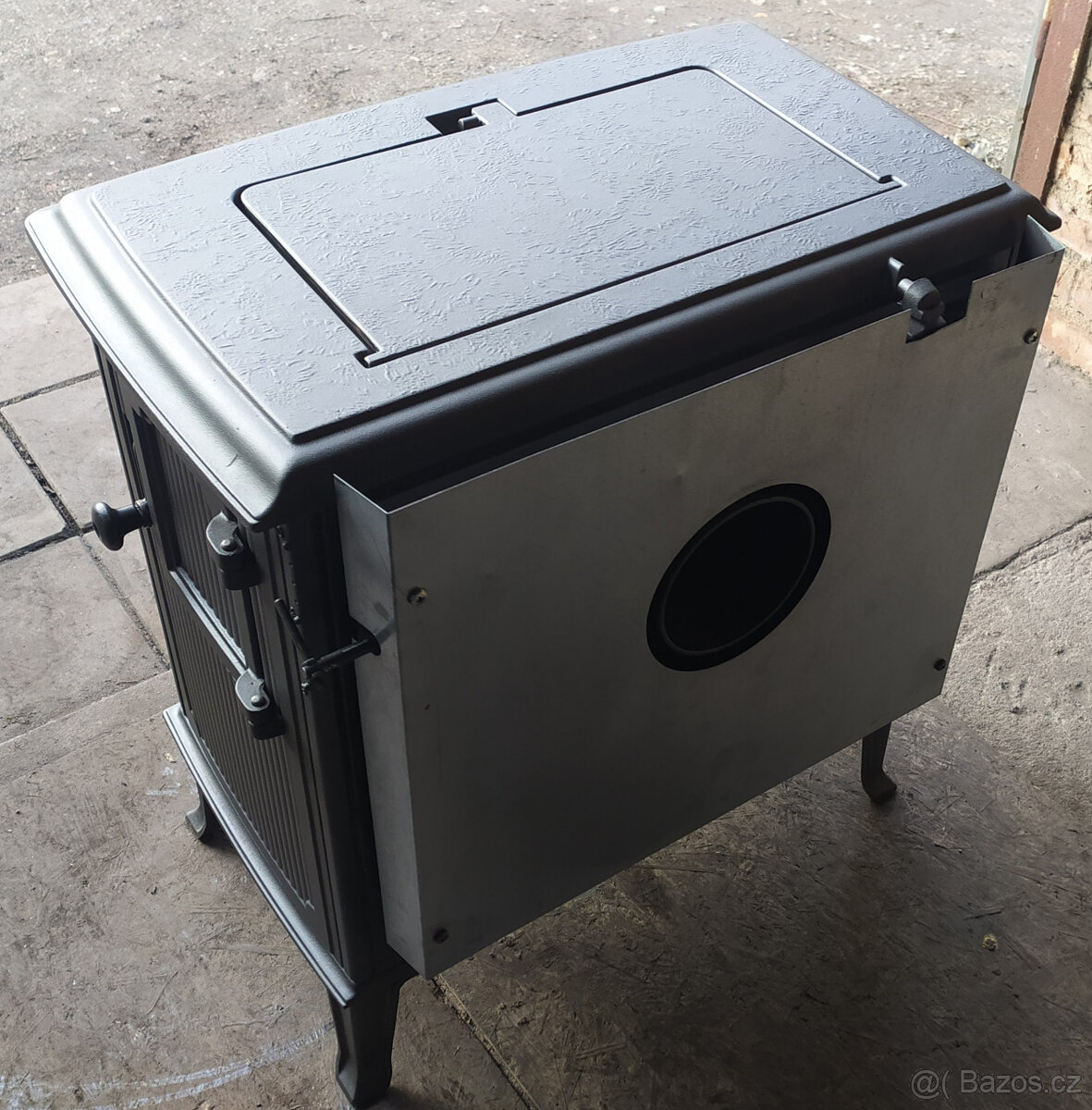 Prodám litinová kamna LEDA BRÜSSEL - 4