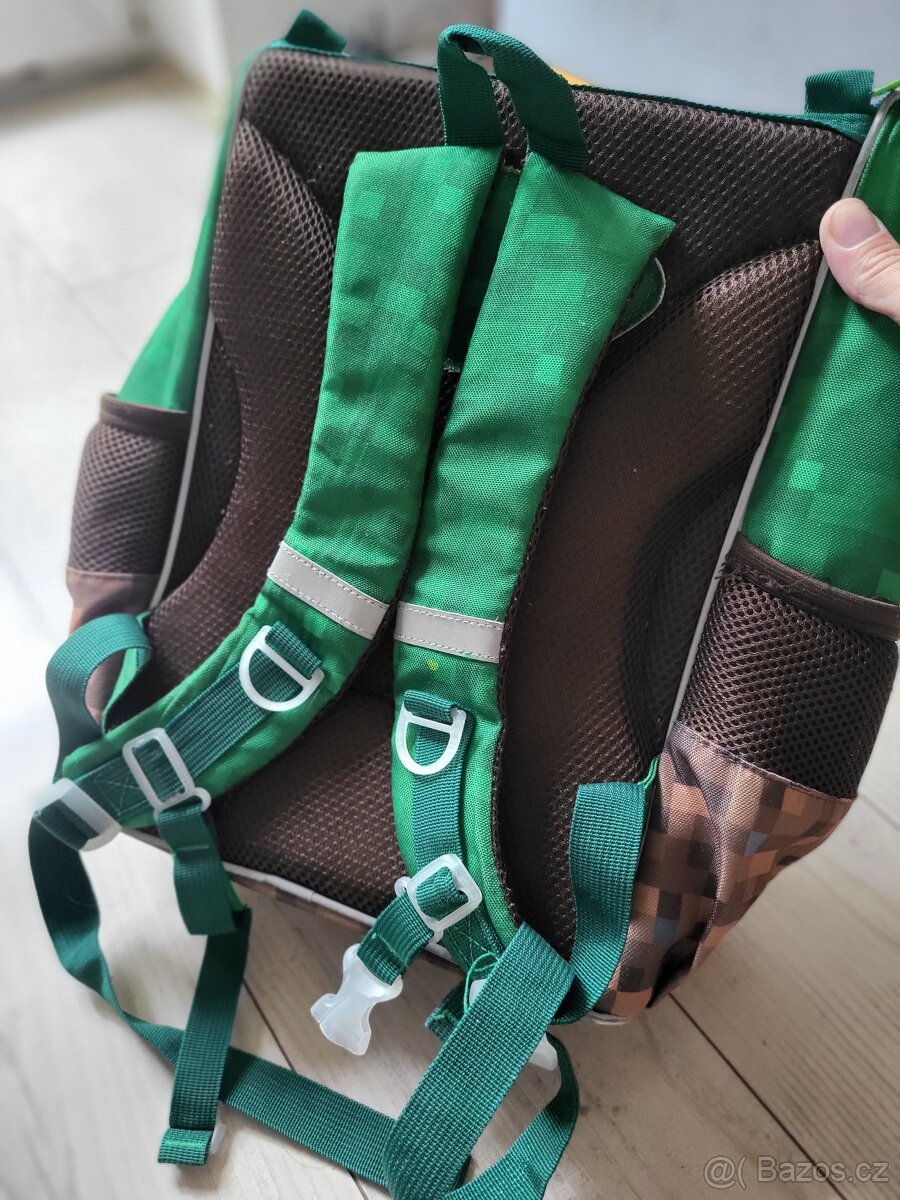 Krásný školní batoh - taška Minecraft - 4