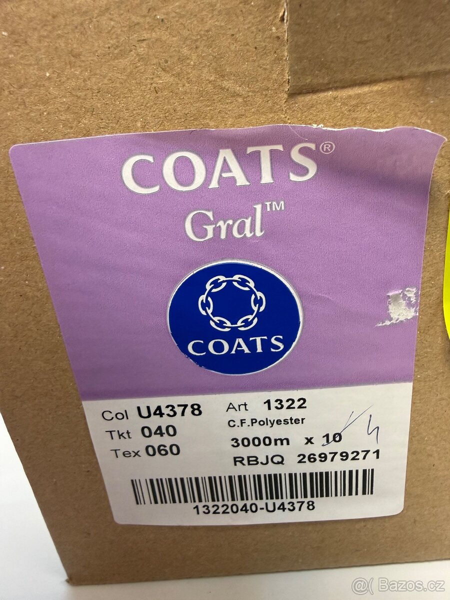 Nitě růžové NOVÉ - 4