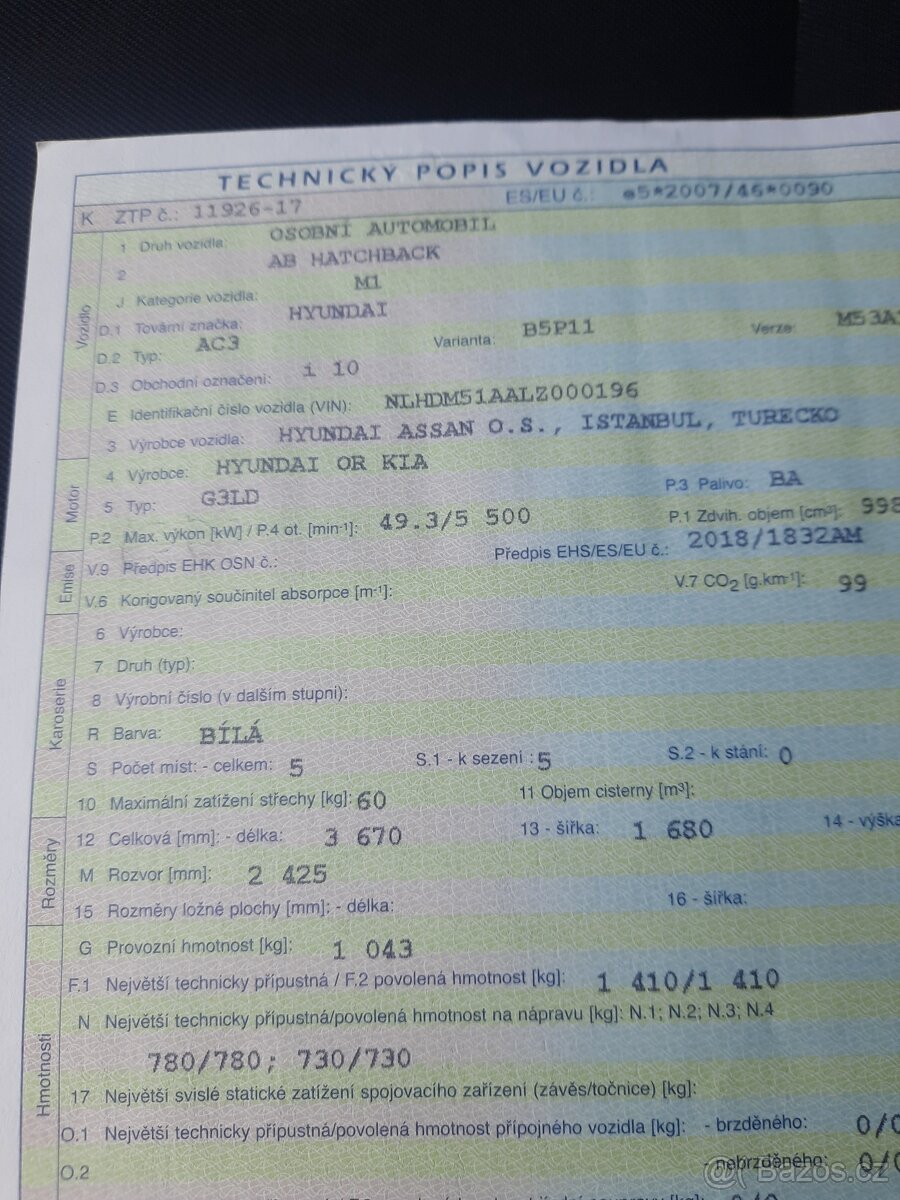 Prodám hyundai i10 - 4