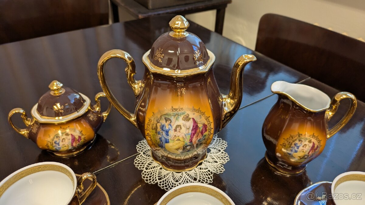 kompletní porcelánová sada starožitná - Československo - 4