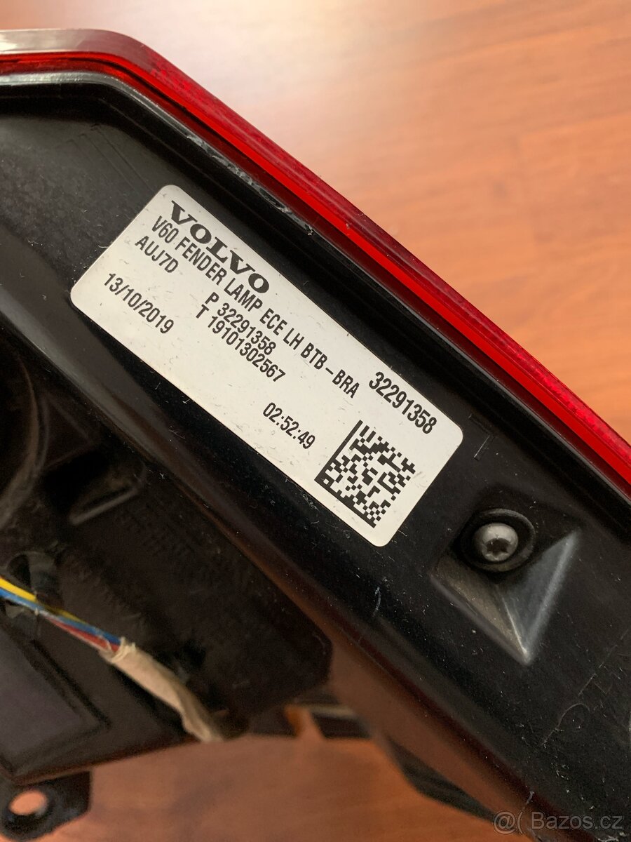 Levé zadní světlo Volvo V60 - 4