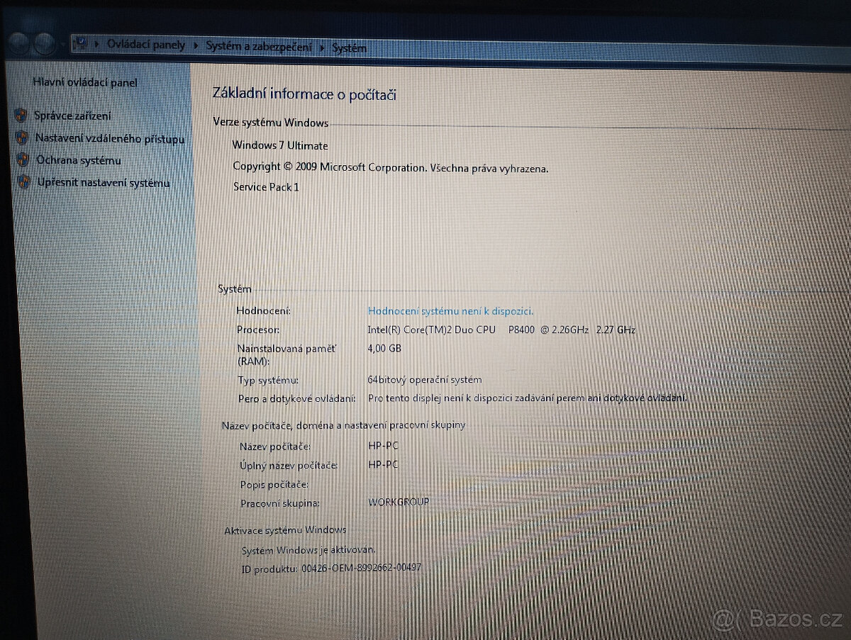 notebook HP Compaq 6830s (LCD 17") + zdroj 180W, 2x baterie - 4