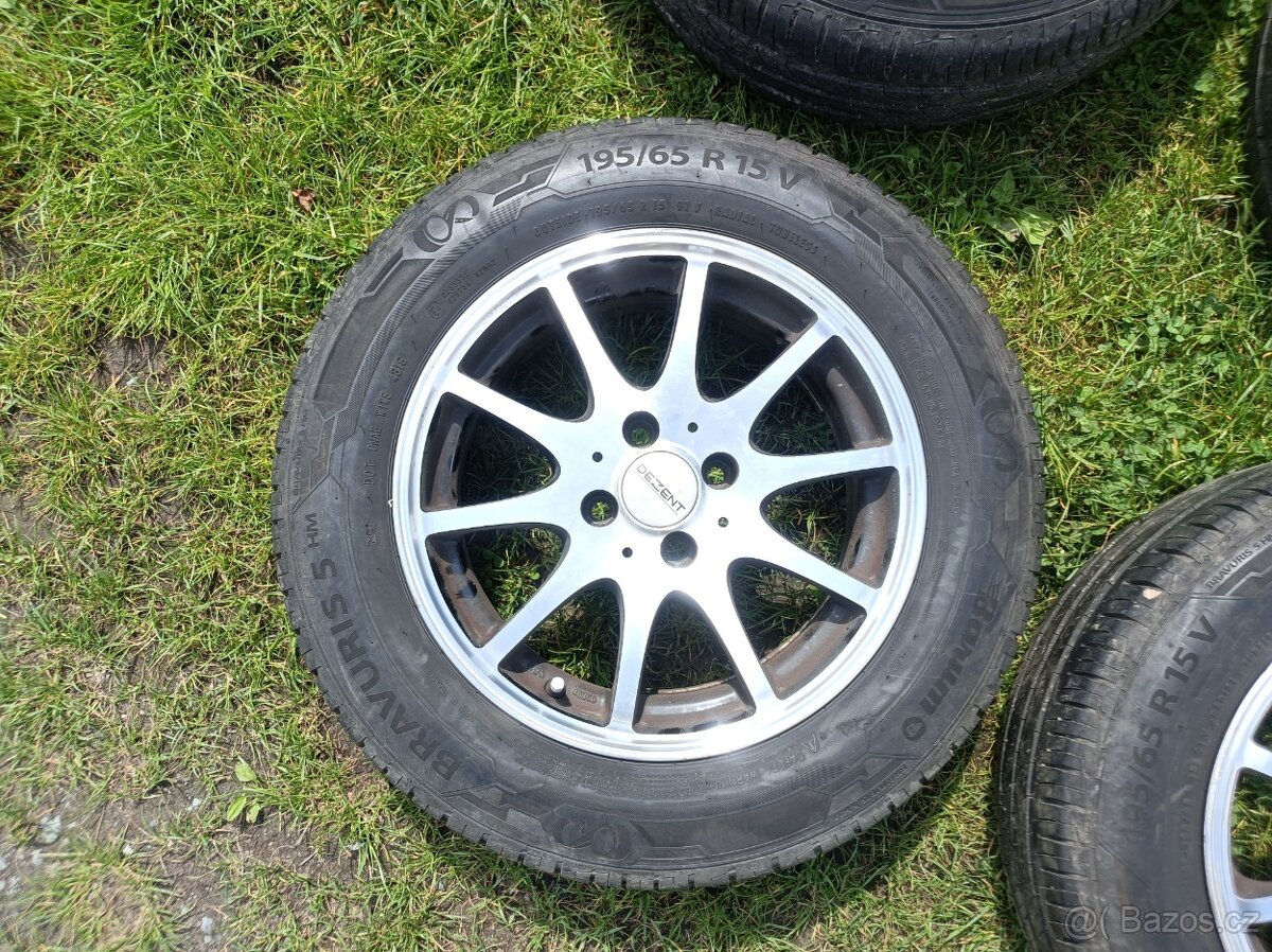 Alu kola DEZENT 6.5 Jx15H2,ET 38,R 15 - 4