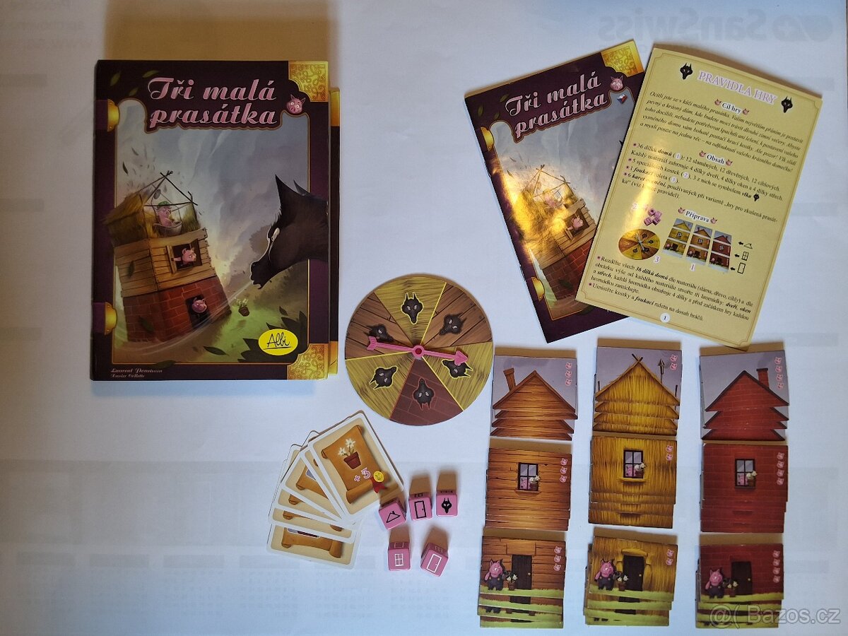 Tři prasátka, stolni hra - 4