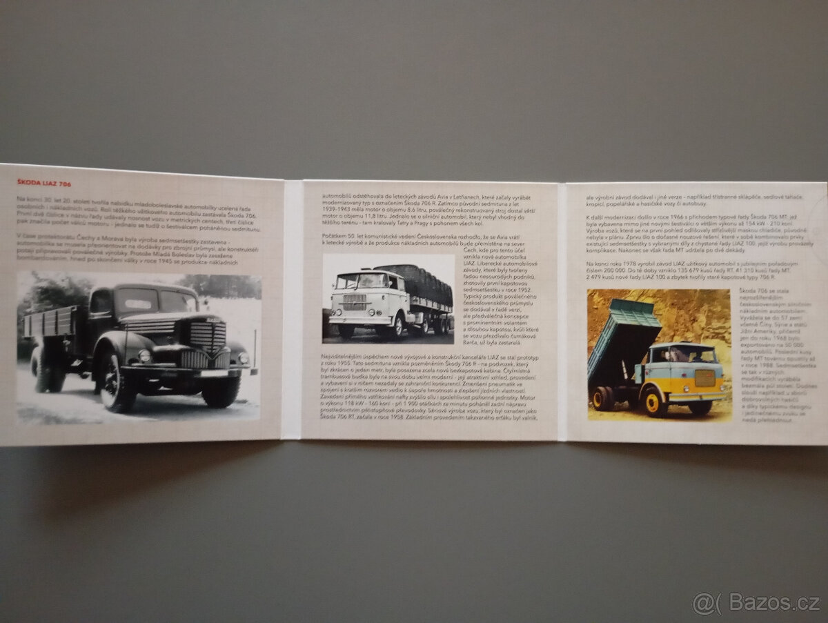 Prodám Stříbrná mince Na kolech - Nákl aut Škoda LIAZ 706 - 4