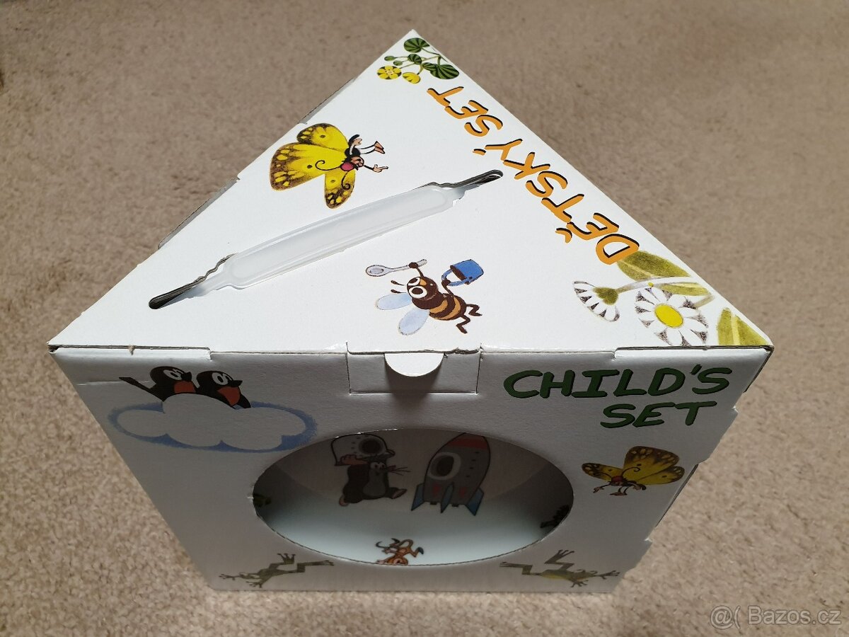 Dětská jídelní souprava - Krteček a raketa - 4