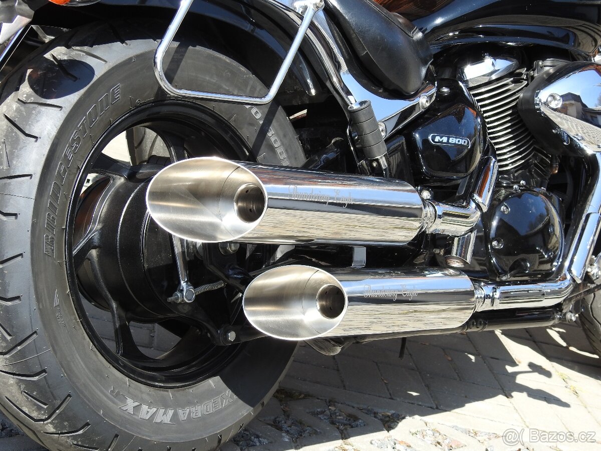 Suzuki Nové Nerezové Laděné Výfuky Thundering Eagle - 4