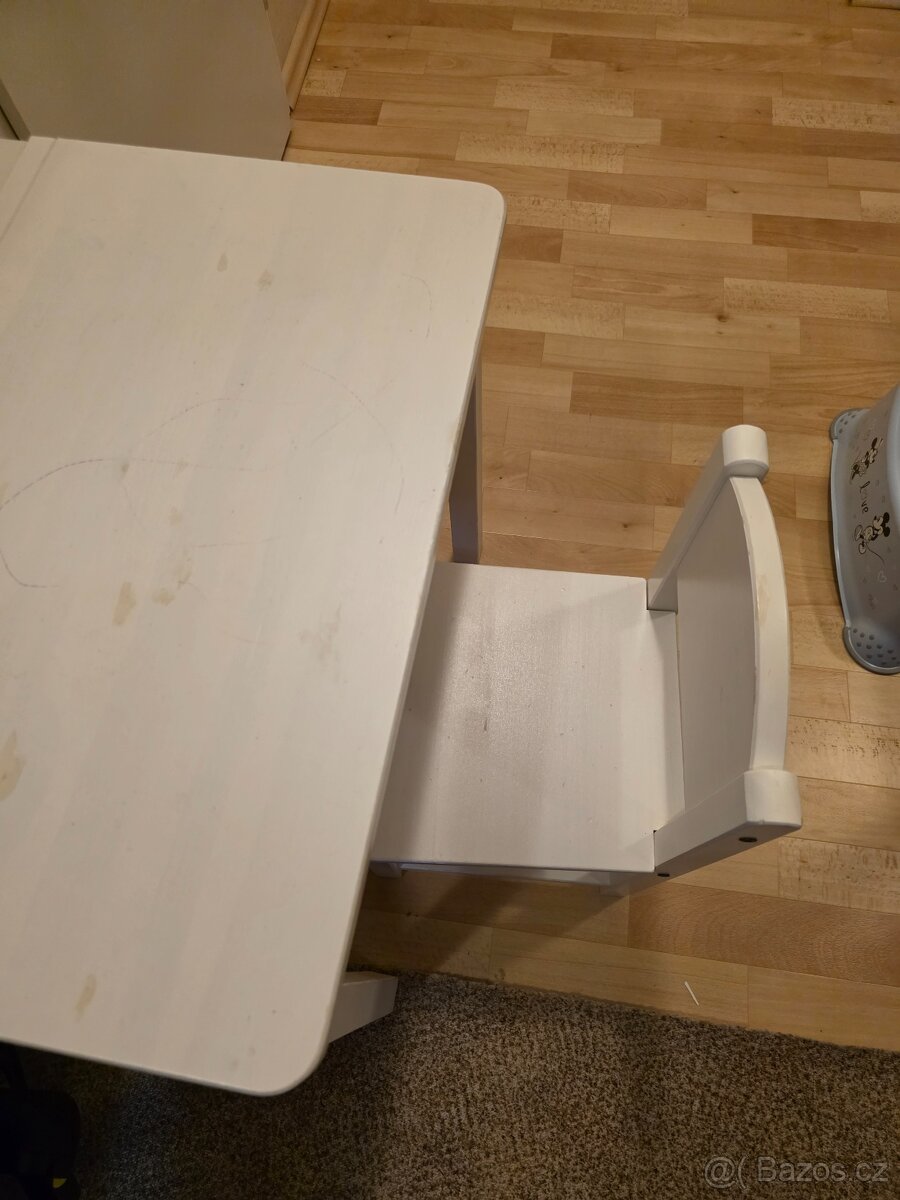 Stolek detsky Ikea Sundvik a židle - 4