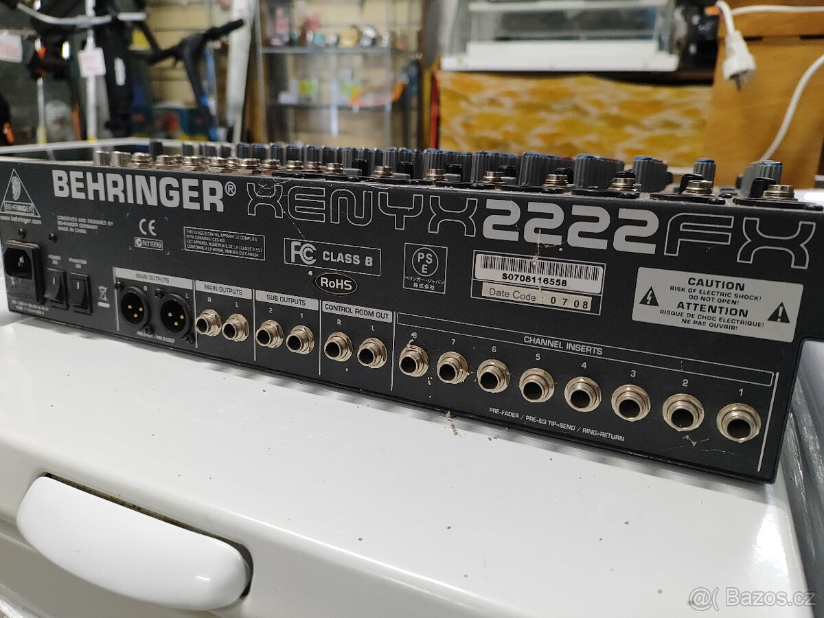 Analogový Mixpult Behringer XENYX 2222 FX - 4