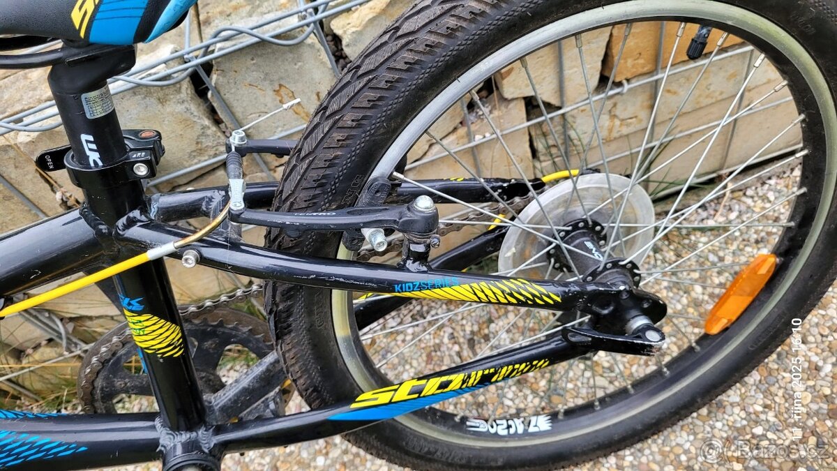 Dětské kolo Rock Machine Storm 20" – černá/žlutá - 4