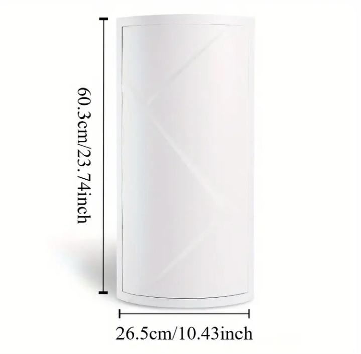 Rohové PVC skříňky do koupelny - 4