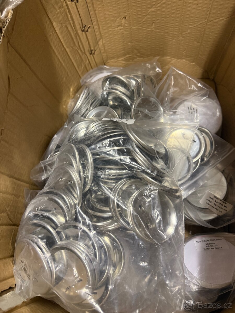 Placky, odznaky - sada pro výrobu pin button 75mm - 4