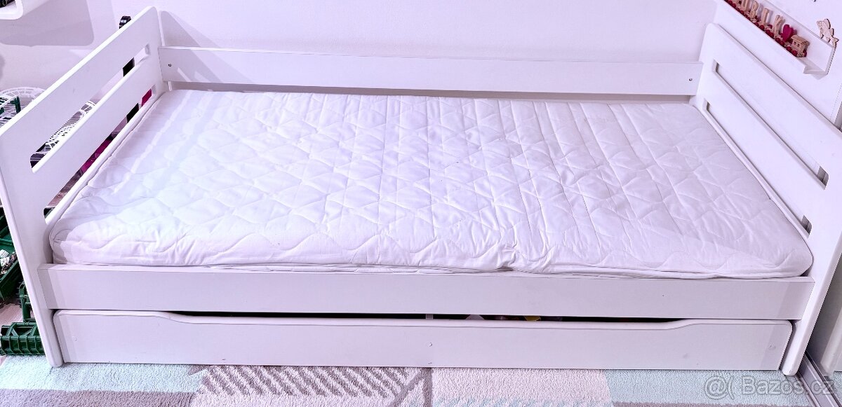 Bílá dětská postel - 4