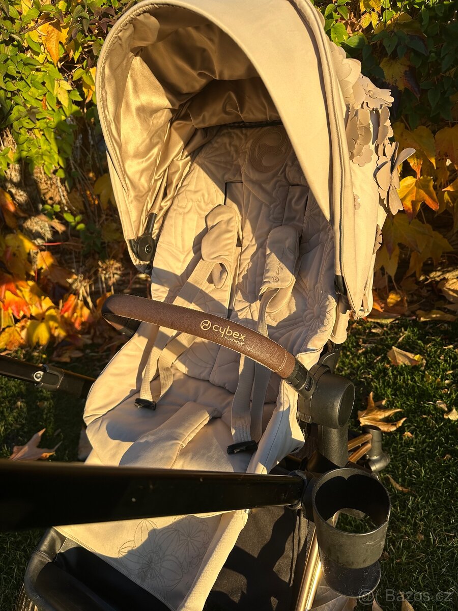 Cybex e-Priam rosegold Simply flowers beige - 4