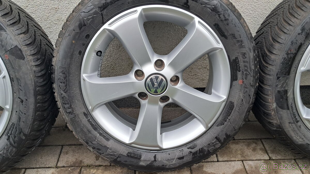 Prodám original celoroční alukola VW 205 55 16 5x112 - 4