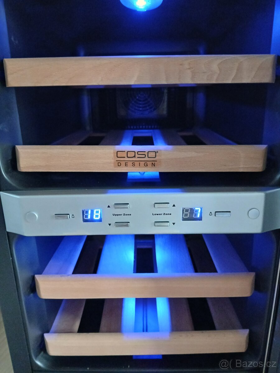 Polovodičová vinotéka 2-zónová na 12 lahví - 4