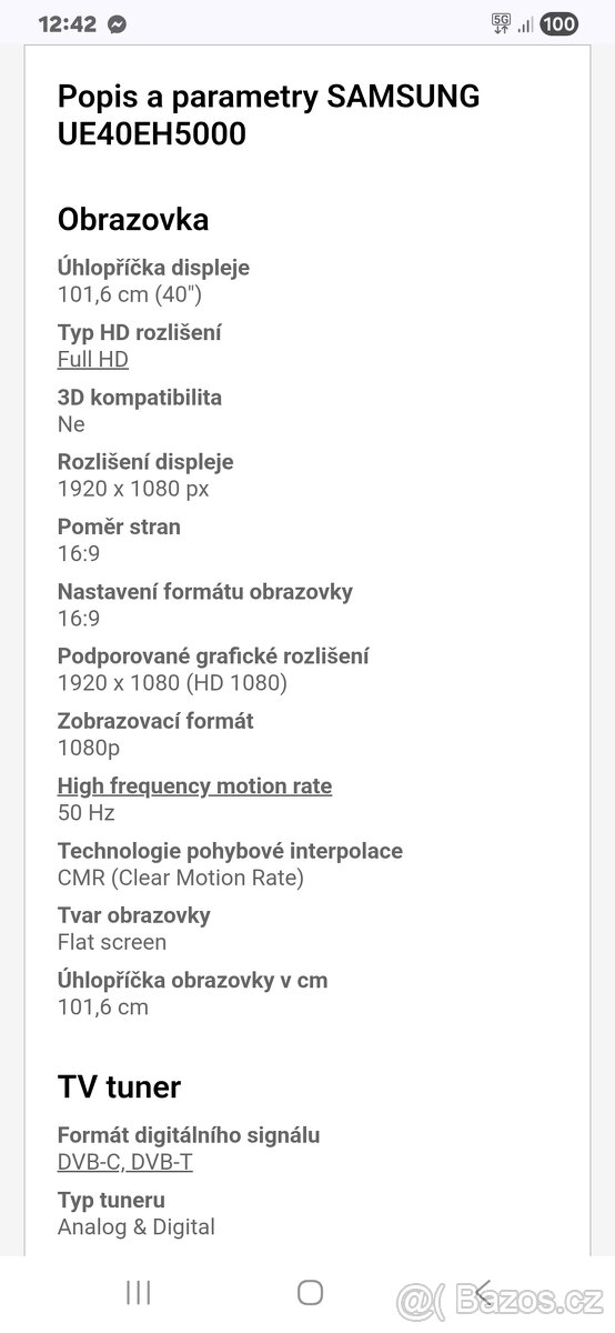 Samsung UE40EH5000 - 4