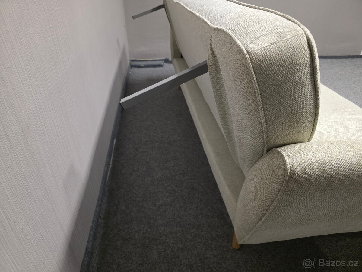 Nový rozkládací gauč PHOENIX krémový - 4