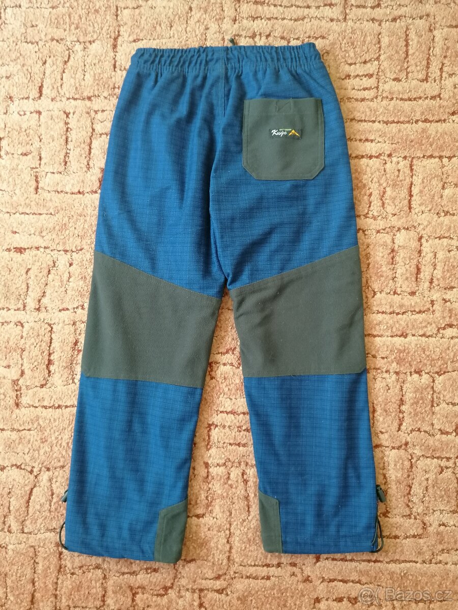 Dětské zateplené kalhoty vel. 122 - 4